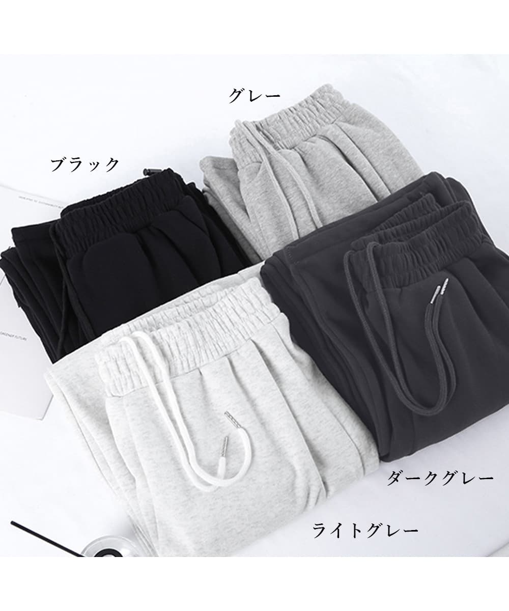  バギーパンツ ゆったりバギーパンツ レディース スウェット素材