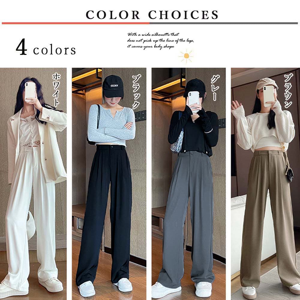 バギーパンツ タック入りバギーパンツ レディース ハイウエスト