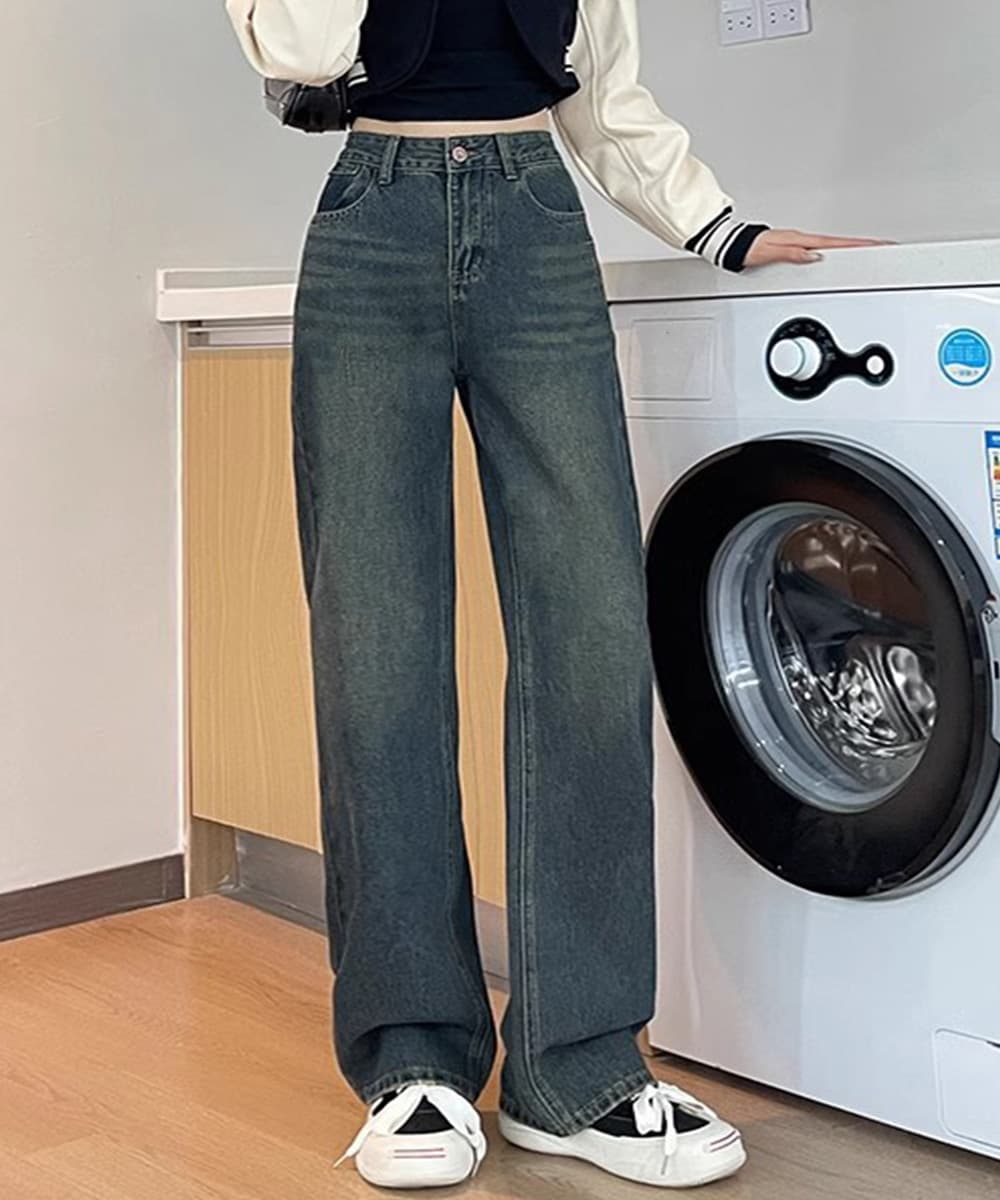 バギーパンツ ヴィンテージバギーデニムパンツ レディース