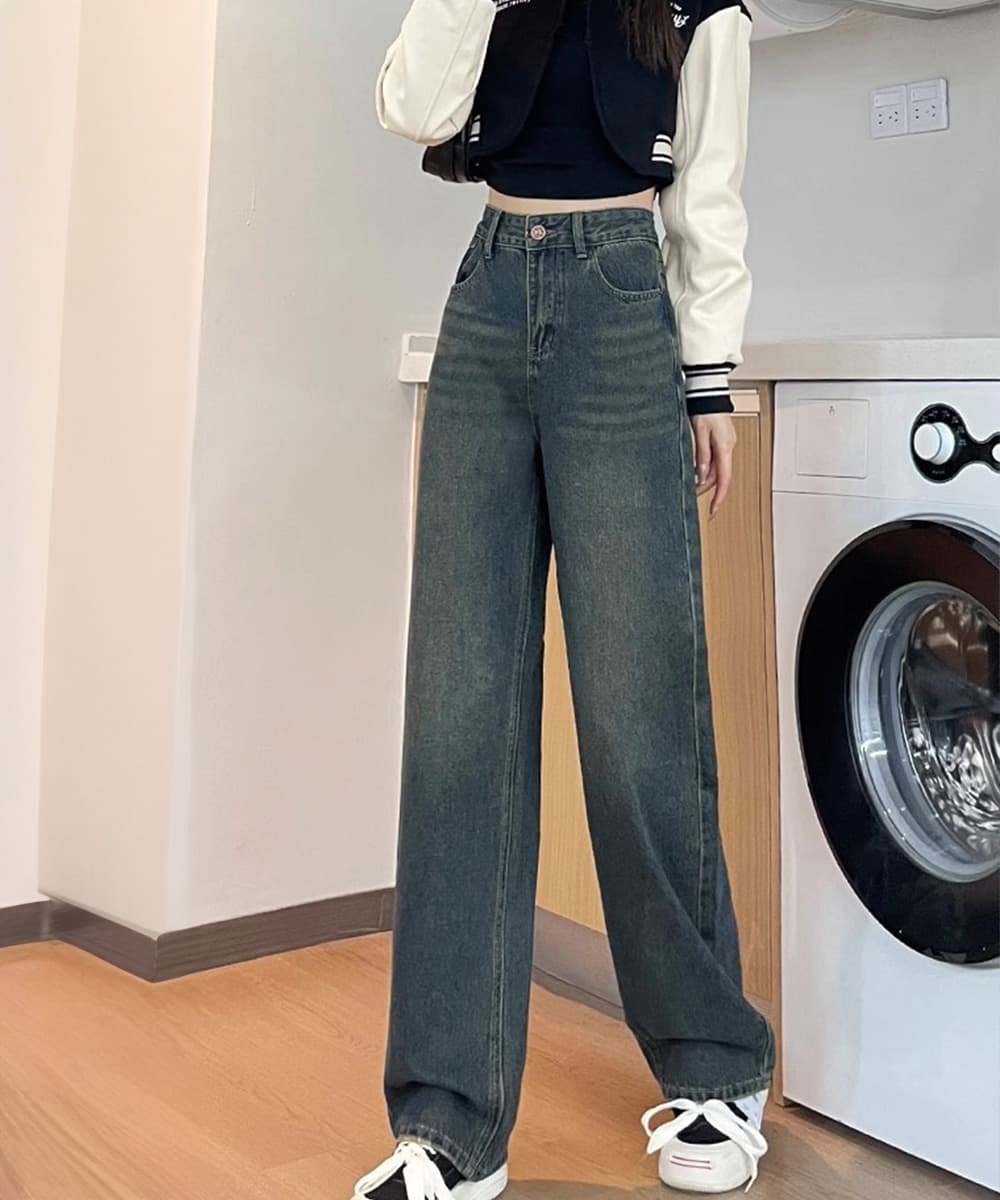 バギーパンツ ヴィンテージバギーデニムパンツ レディース